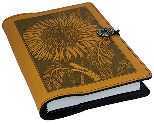 Genuine leather refillable journal cover + hardbound bl…