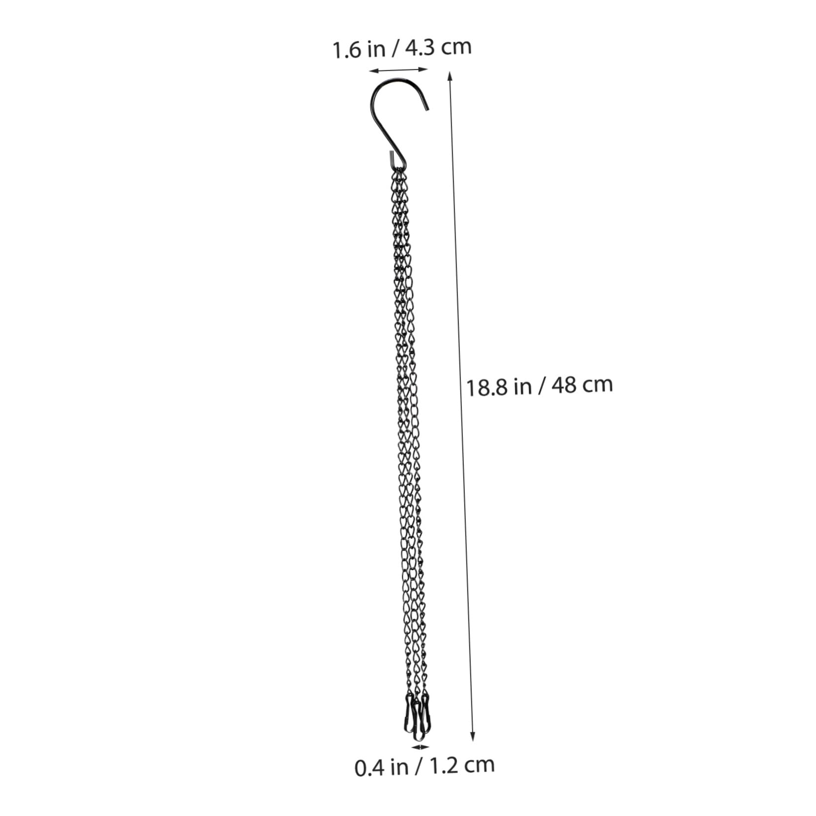 Toyvian 3 Set Fioriere Sospese Ganci Per Piante Mangiatoie Per Uccelli E Decorazioni Da Resistente Agenti Atmosferici 5 Pezzi*3