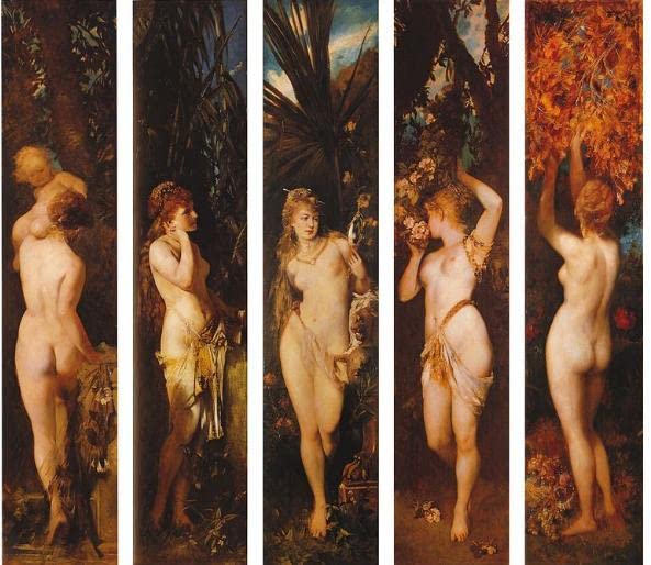 The five senses (painting)， Hans Makart