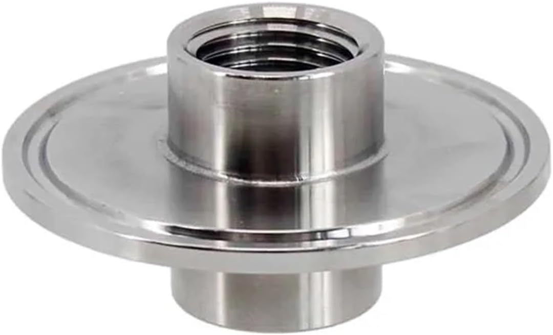 2" Tri-Clamp x 1/2" Female NPT on both ends Adapter 64mm OD Sanitary Stainless Steel 304 Homebrew Clover Fitting