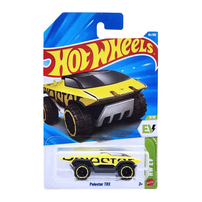 Image of Hot Wheels Polestar TRX HW EV Ages 3 and Up 84 /250(Yellow)