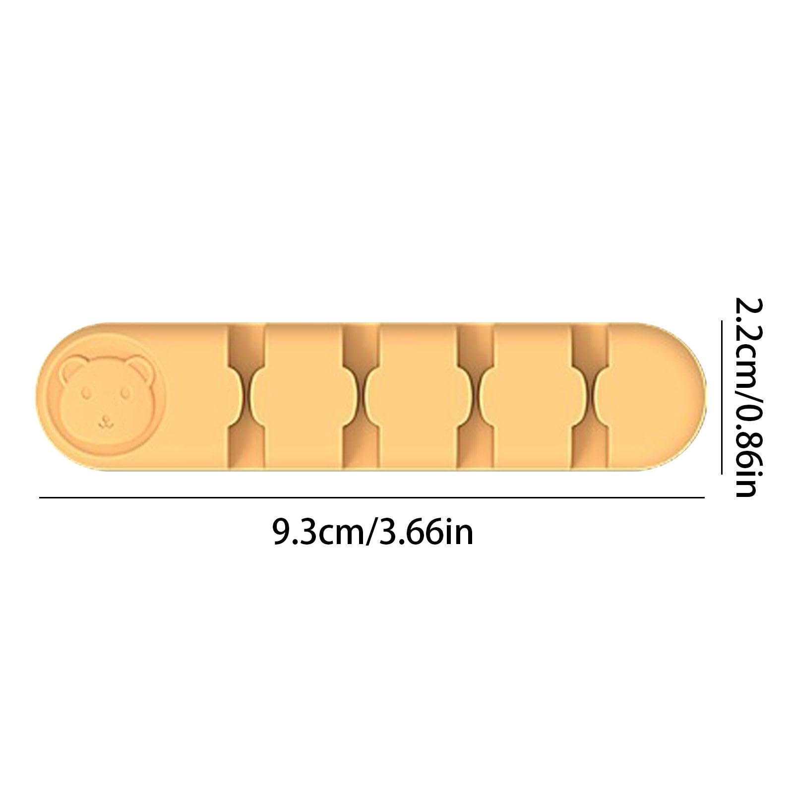 6er-Set Silikon Kabelclips Mit 3m Klebeband – Für Schreibtisch, Auto & Reise, Hält Alle Kabel Ordentlich