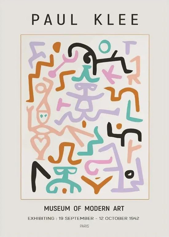 Affiche Paul Klee grand format 60x80cm pour habiller un mur vide