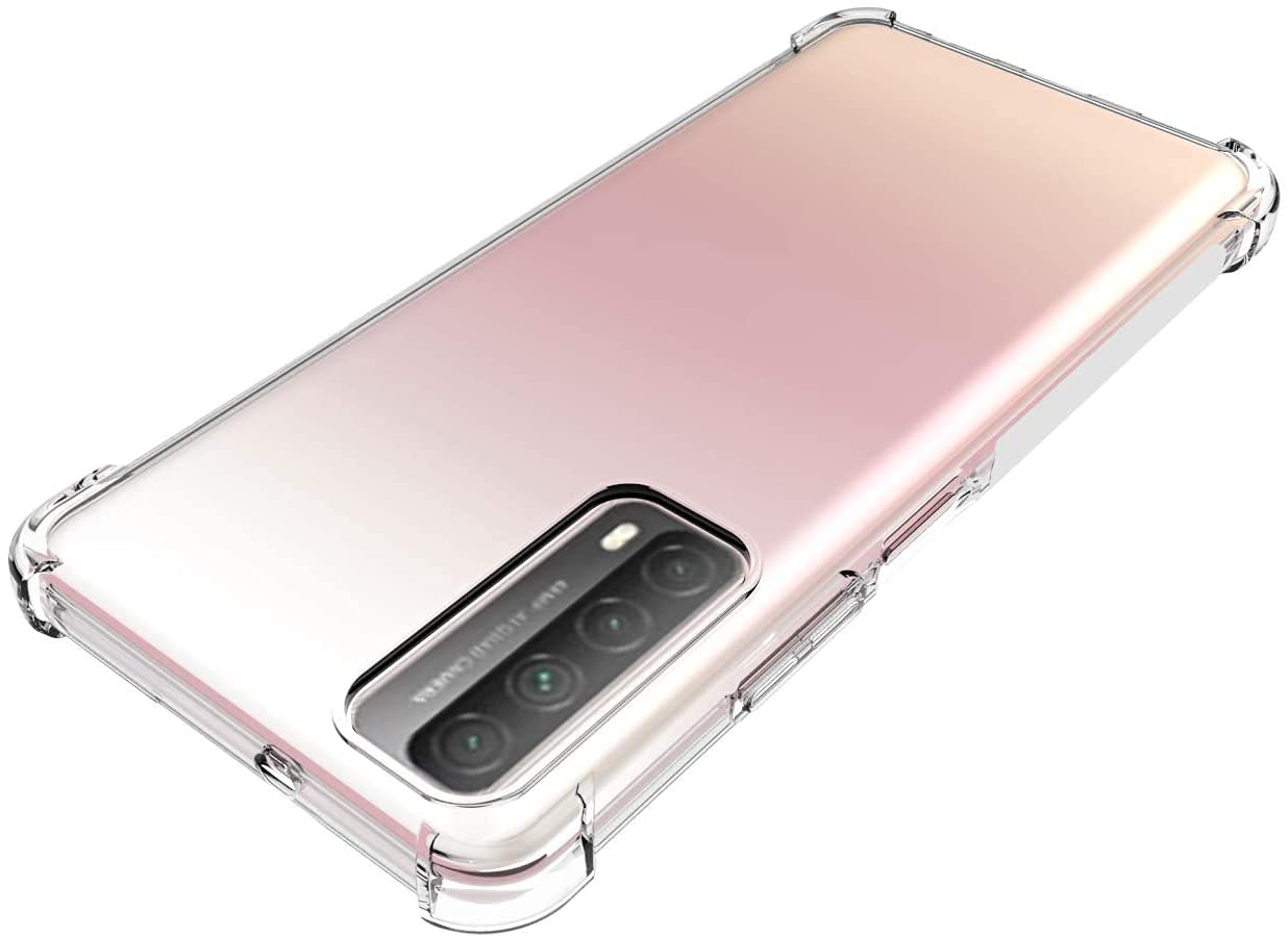 Emodil Case for Huawei Y7a / Huawei Enjoy 20 SE/Huawei P smart 2021 Case Cover Back Air Cushion Soft Silicone Shockproof Anti-Scratch Protective Bumper Shell Corner by Emodil ®