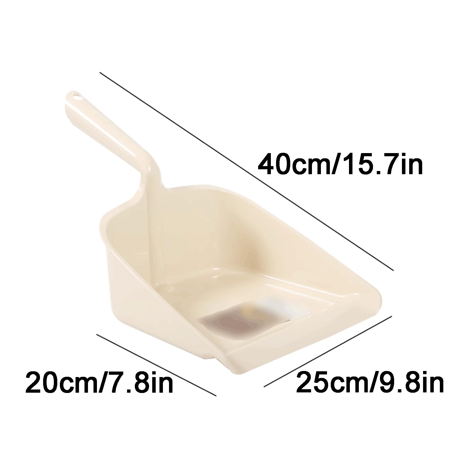 Recogedor de Basura de Mano de plástico, Pala Multifuncional para recolección de desechos, recogedor de Mango Largo para el hogar