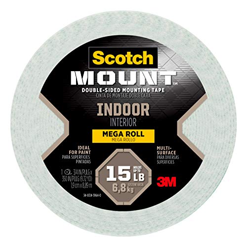 3M Scotch Cinta de Montaje Interiores 19mm x 8.9m