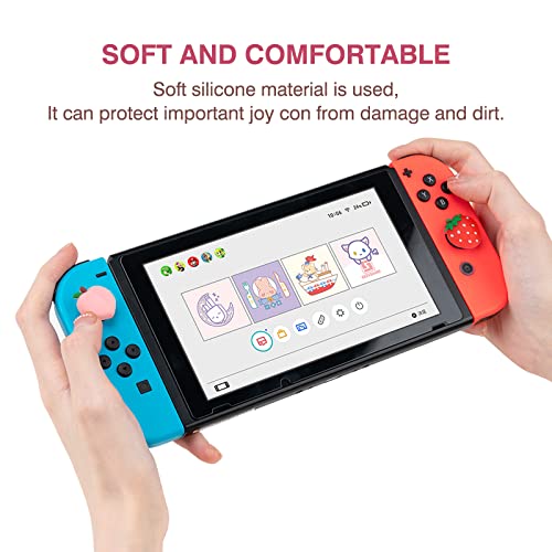 Tapas de agarre para pulgar de Switch OLED para jugar con comodidad en tus viajes 6
