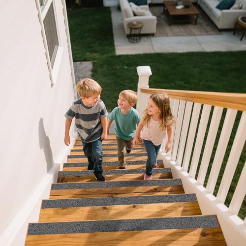 Image of Heavy Duty Anti Slip Traction Tape 4 inch x 38 FT, 80 Grit Waterproof High Friction Grip Tape for Indoor Outdoor Stairs, Pool, Ramps, Garage, Home & Commercial Use