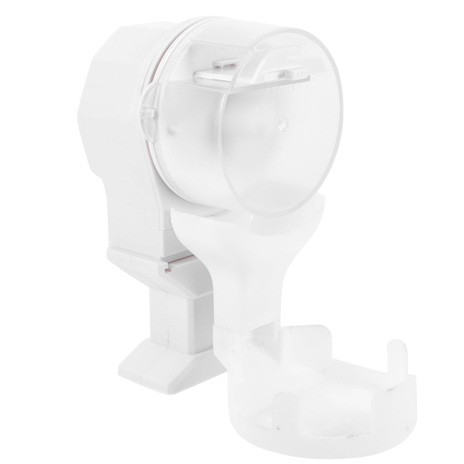POPETPOP Mangiatoia Automatica per Tartarughe 100ml in Plastica Bianca