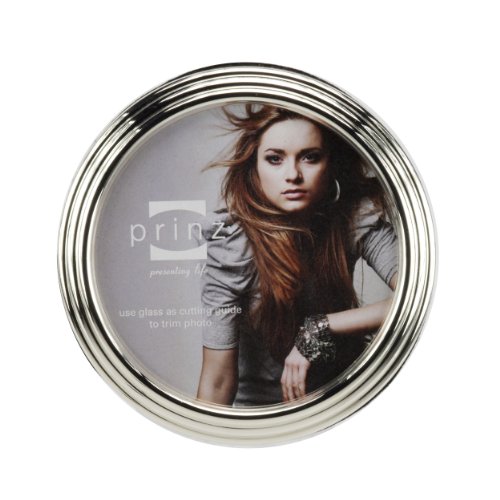 Prinz Empire Photo Frame, 4 by 4-Inch, Silver Metal