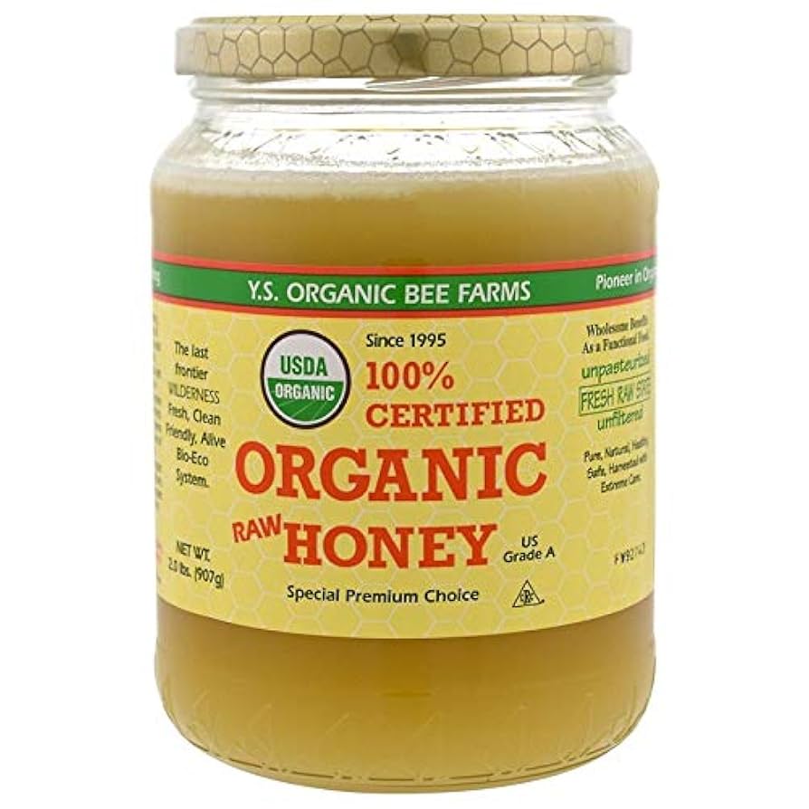 Y.S エコビー ファームズ100％認定オーガニック 生はちみつ 907g 2個 Amazon | Y.S. Eco Bee Farms オーガニック 生ちみつ(2Lbs X 2