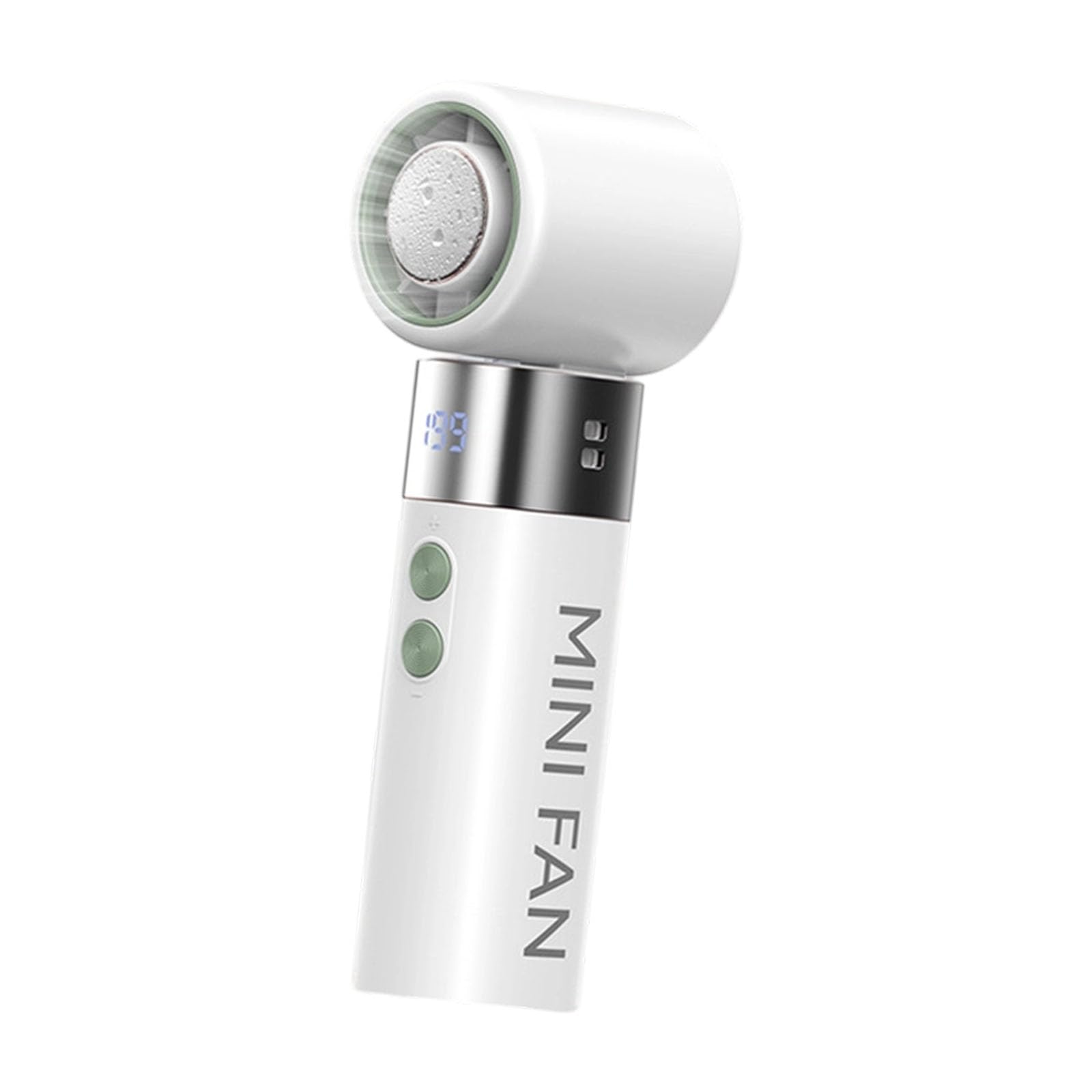 Alksubbm Quiet Handheld Fan 100 Speed Small Cooling Desk Fan USB Rechargeable for Indoor Travel Quiet Handheld for Use