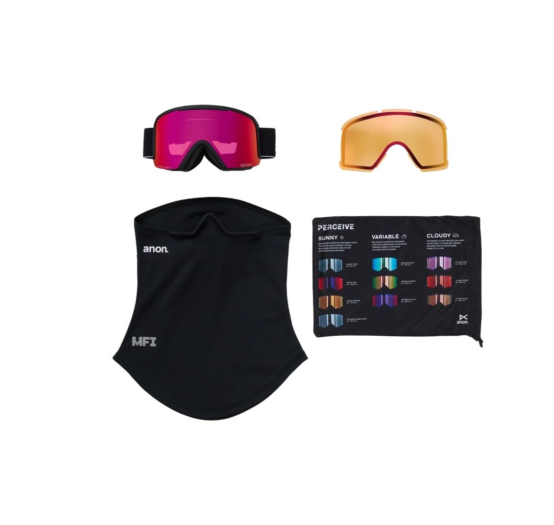 Anon Nesa Schneebrille + Bonus-Objektiv + MFI-Gesichtsmaske