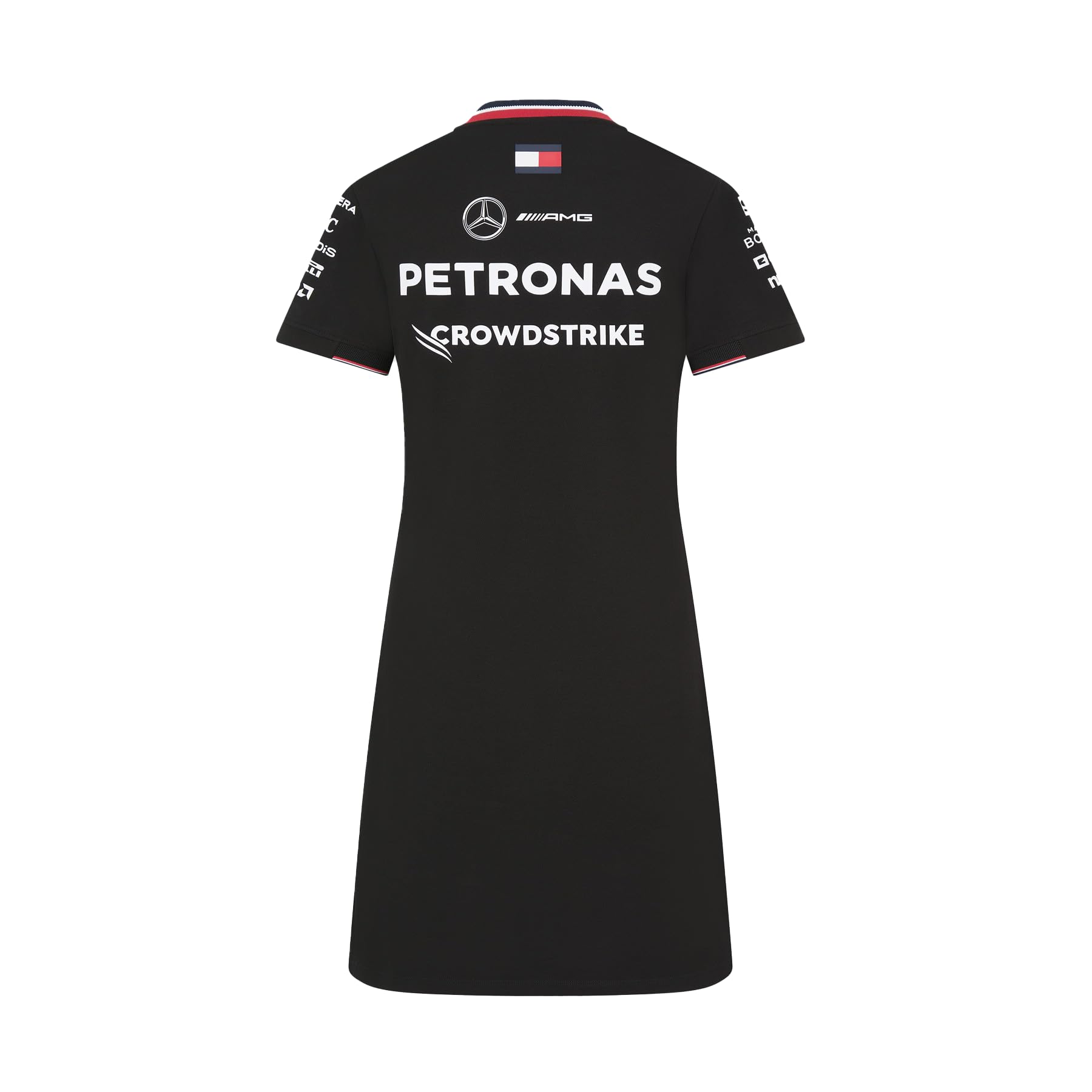 Mercedes AMG Petronas Robe t-Shirt de l'équipe F1 2024 pour Femmes - Noir - Taille: XS