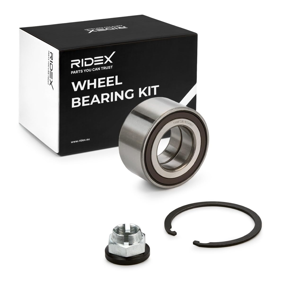 RIDEX 654W0242 Kit cuscinetto ruota Anteriore bilaterale con sensore ABS integrato Compatibilità con RENAULT Megane III Hatchback BZ0/1