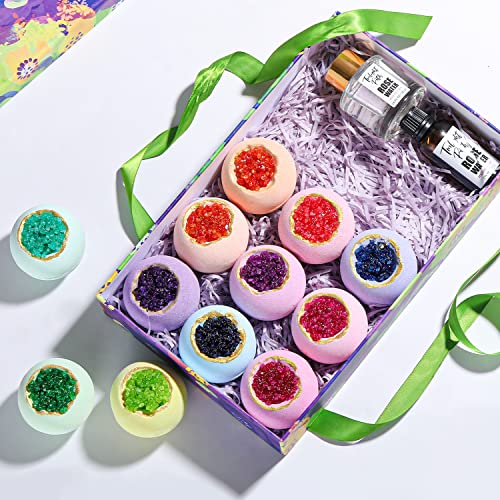 TWILIGHT-PATH-Bath-Bombs-Set-14-Pack-Bubble-Bath-Bombs-for-Women-Home-Spa-Gift-Bath-Set-Gifts-with-Massage-Oil-Body-Works-Mothers-Day-Gift