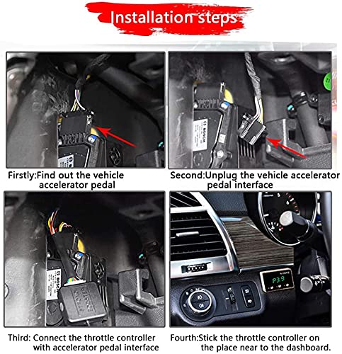 Throttle Response Controller,9 Drive 9-Mode Universal Electronic Throttle Controller for JEEP JK Dodge RAM 1500