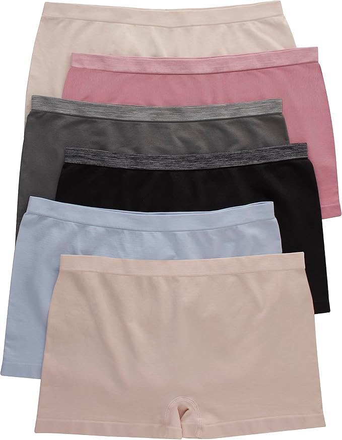 Flomex® Women's Sporty Assorted Boys'hort Underwear Pack of 3-image-46