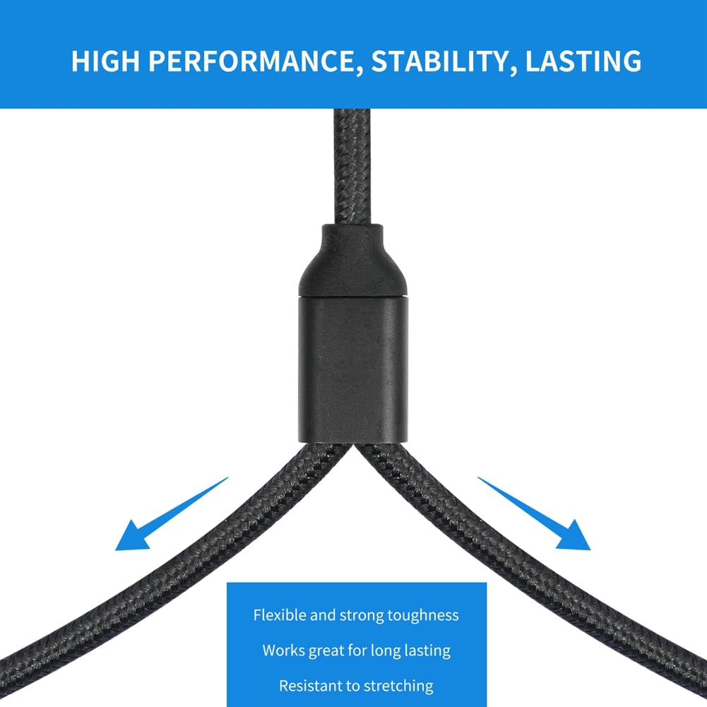 Bochara tipo C entrada a doble salida XLR macho cable de audio OFC para altavoces amplificador mezclador 200 cm