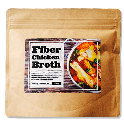 MCTオイル配合 チキンブロススープ 150g 計量スプーン付き 難消化性デキストリン ビタミンB ミネラル酵母配合