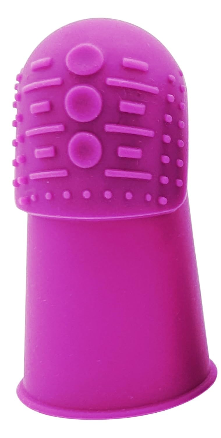 Juego de dedales flexibles para adultos | Dedales de agarre de pulgar | Grande (10) | para pulgares o dedos grandes de hombre