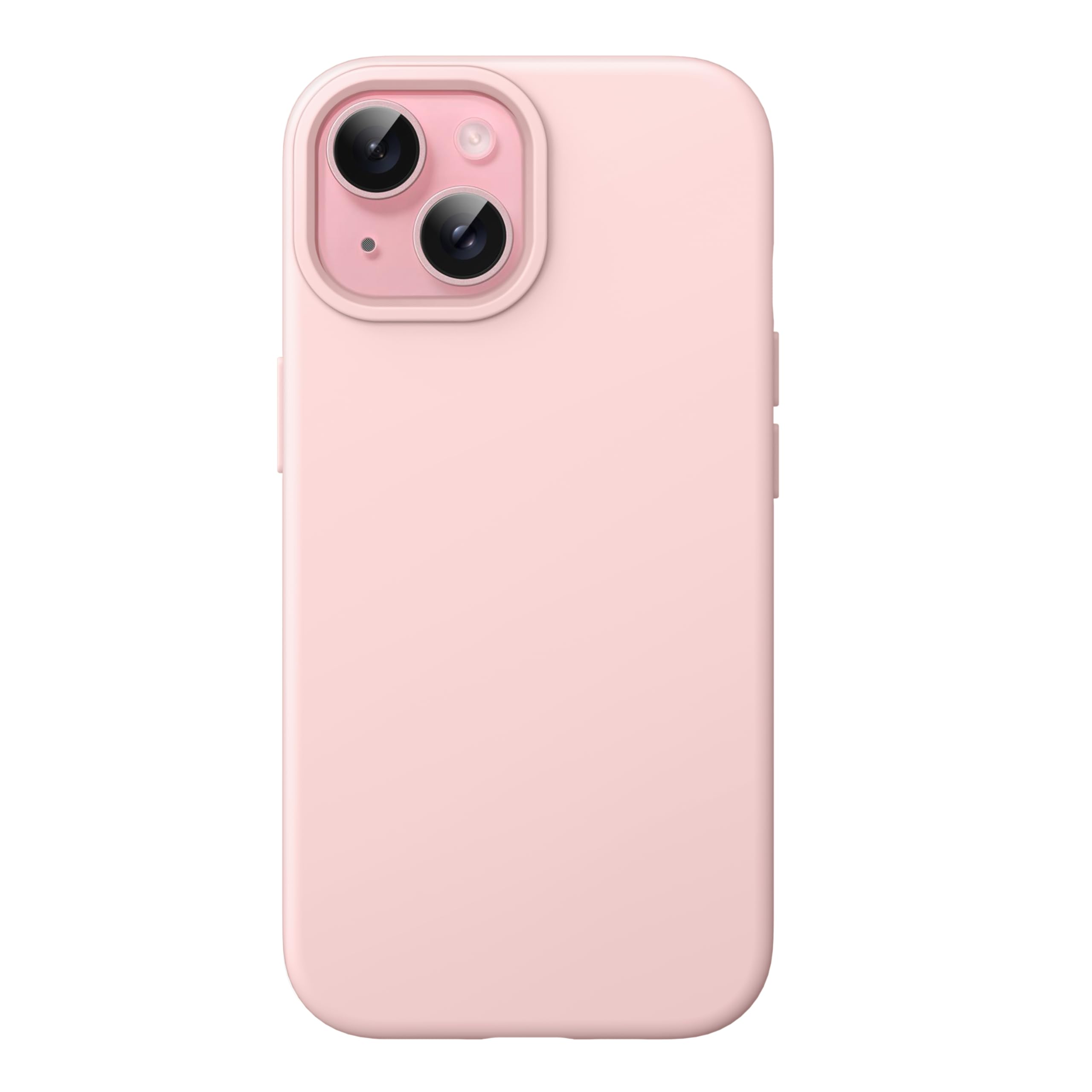 Silicone Case for iPhone 15 6.1-Inch, Silky-Soft Touch Full-Body Protective Phone Case, Shockproof Cover (Pink)