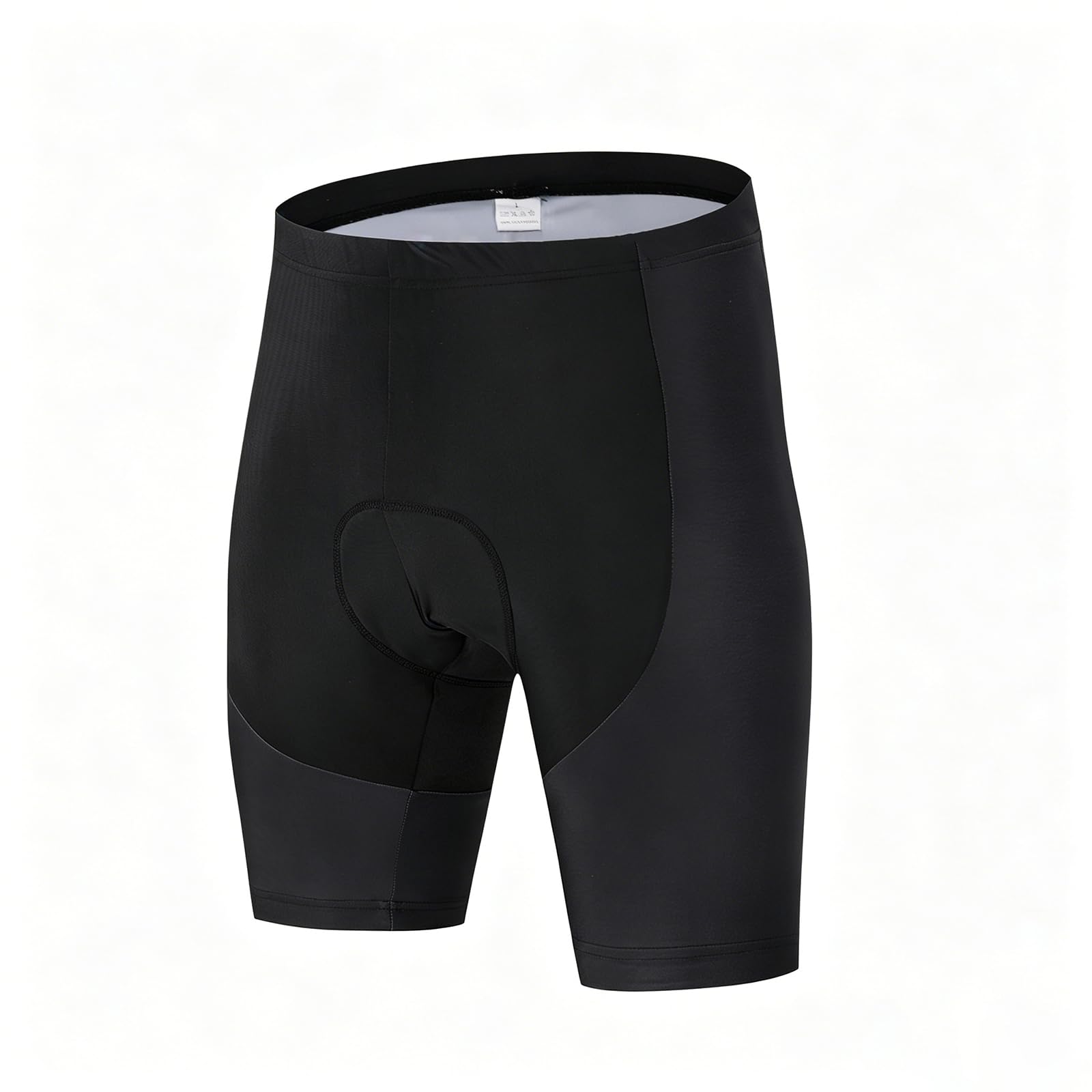 Męskie spodenki rowerowe z szelkami – oddychające, odprowadzające wilgoć, z wkładką, letnie, elastyczne, z lycry, dopasowane spodenki sportowe, rozmiary S–4XL,Black No Straps-XXL
