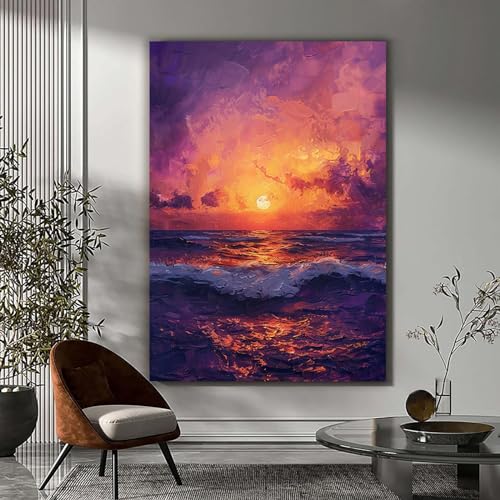 Impression sur toile décoration murale salon et chambre en 60x80 - 4