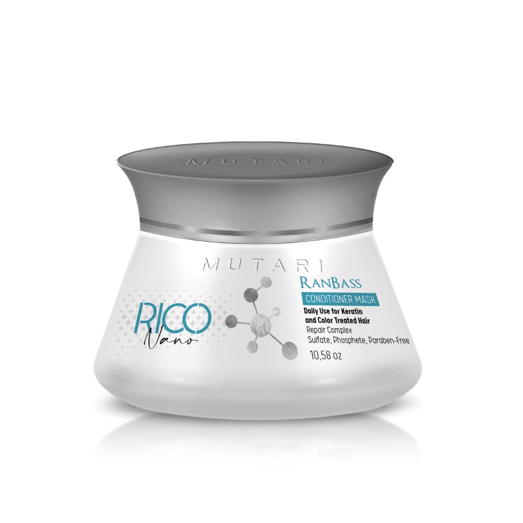 Rico Nanokeratin maintenance Set | Daily Set for hair with Nanoplasty, keratin treatments, and general straightening | SULFATE-FREE and feature COLOR SAFE technology. (Conditioner 10.58oz)