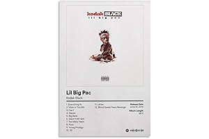 Exclusive Kodak Black Lil Big Pac 2 Canvas Poster