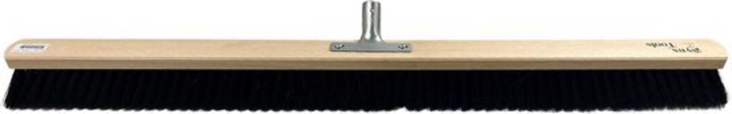 Robuster Hausbesen 80 cm Stabiler mit 150 cm Stiel Industriebesen Straßenbesen Hallenbesen Gartenbesen staubbindender Besen aus Holz, Kehrbesen und Stubenbesen innen, weiche Borsten