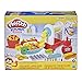 Play-Doh Kitchen Creations Pommes-Fabrik für Kinder ab 3 Jahren mit Pommes-Frites-Maschine, Soße und 5 Farben, F1320, Mehrfarbig