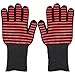 Produktbild Buwico Grillhandschuhe- EN407 Zertifizierte, Hitzebeständig bis zu 800°C - Universalgröße Ofenhandschuhe Grillhandschuhe Backhandschuhe Topfhandschuhe mit Silikon rutschfeste Hitzebeständiger