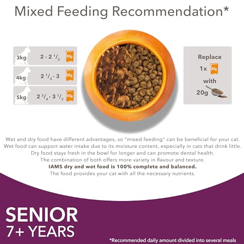 IAMS Senior Wet Cat Food Land & Sea in Gravy 12 x 85g - Image 8