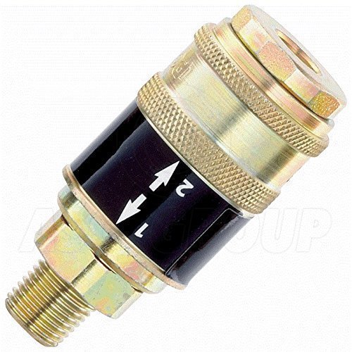 Image of PCL Safeflow Safety Coupling R 1/4 Male Thread Display Packed - SC21CM05