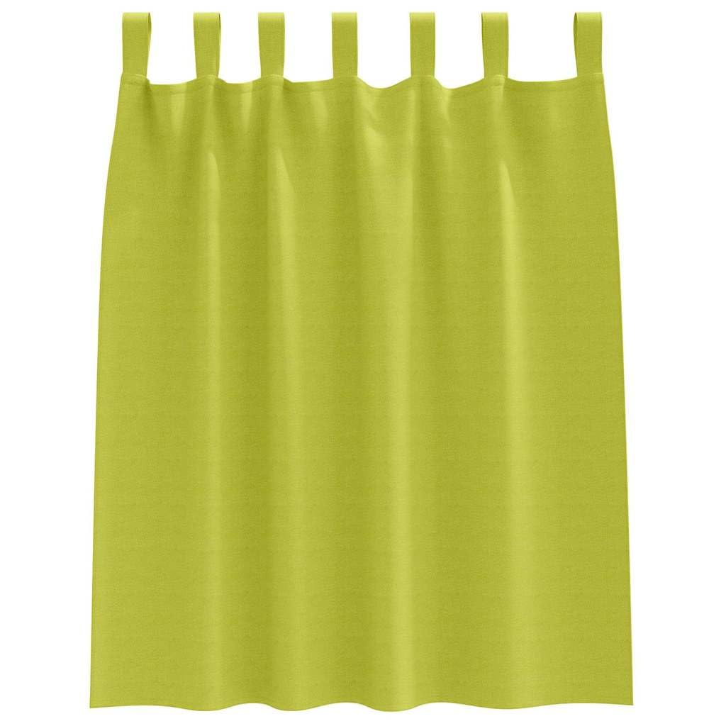 Zasłony Blackout z pierścieniami 2 szt. Zielony 140 x 140 cm