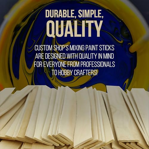 Image of Custom Shop Craft and Paint Sticks - (Pack of 500 Sticks) 12 inch