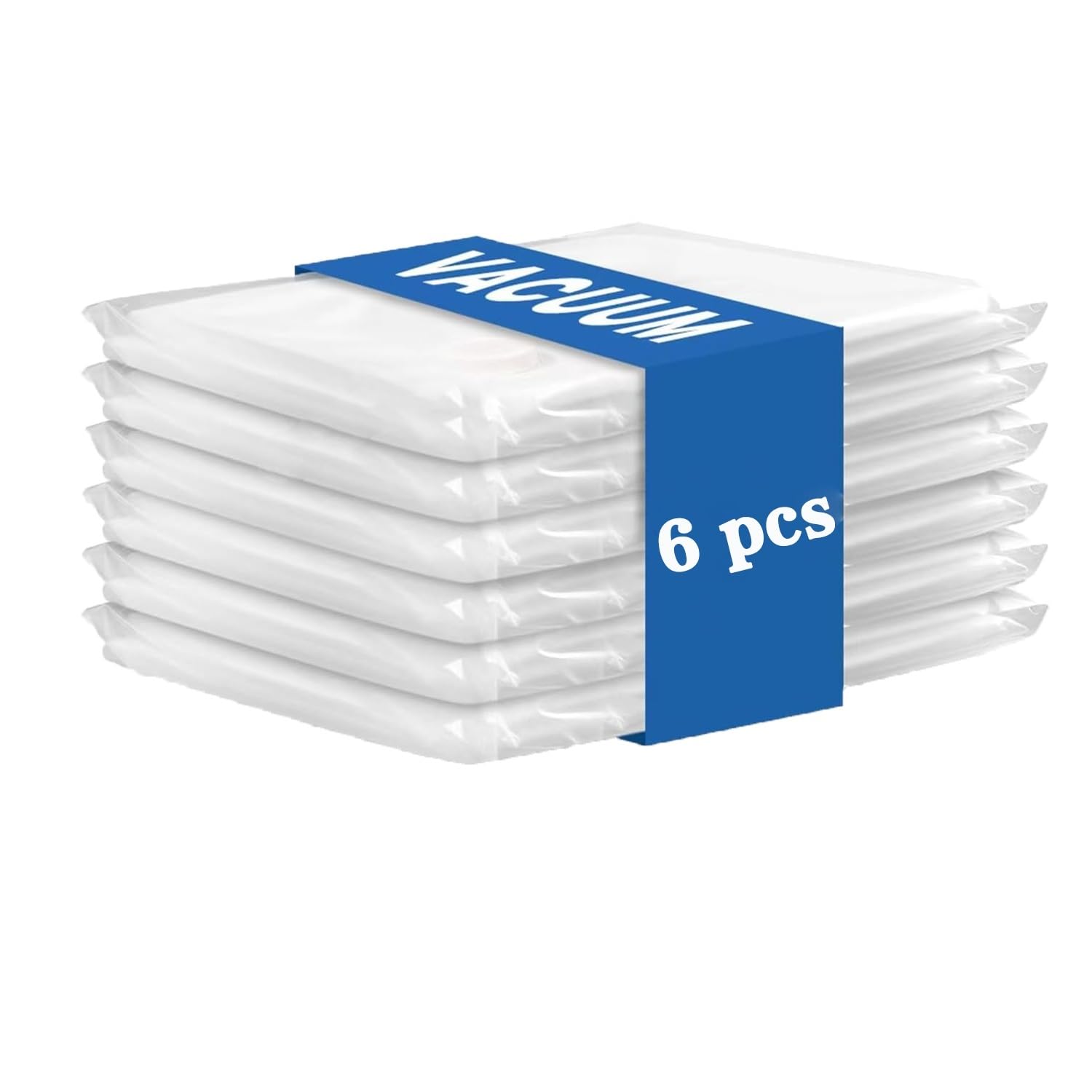Vacuum Storage Bags Travel Compression Bags,Space Saver For Luggage, Storage For Clothes,Vacuum Pack Clothing(6PCS 50X70CM)