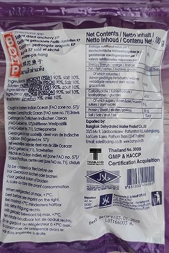 100g Getrocknete Sardellen Thailand Dried Anchovy Pla-kaew-pa #3