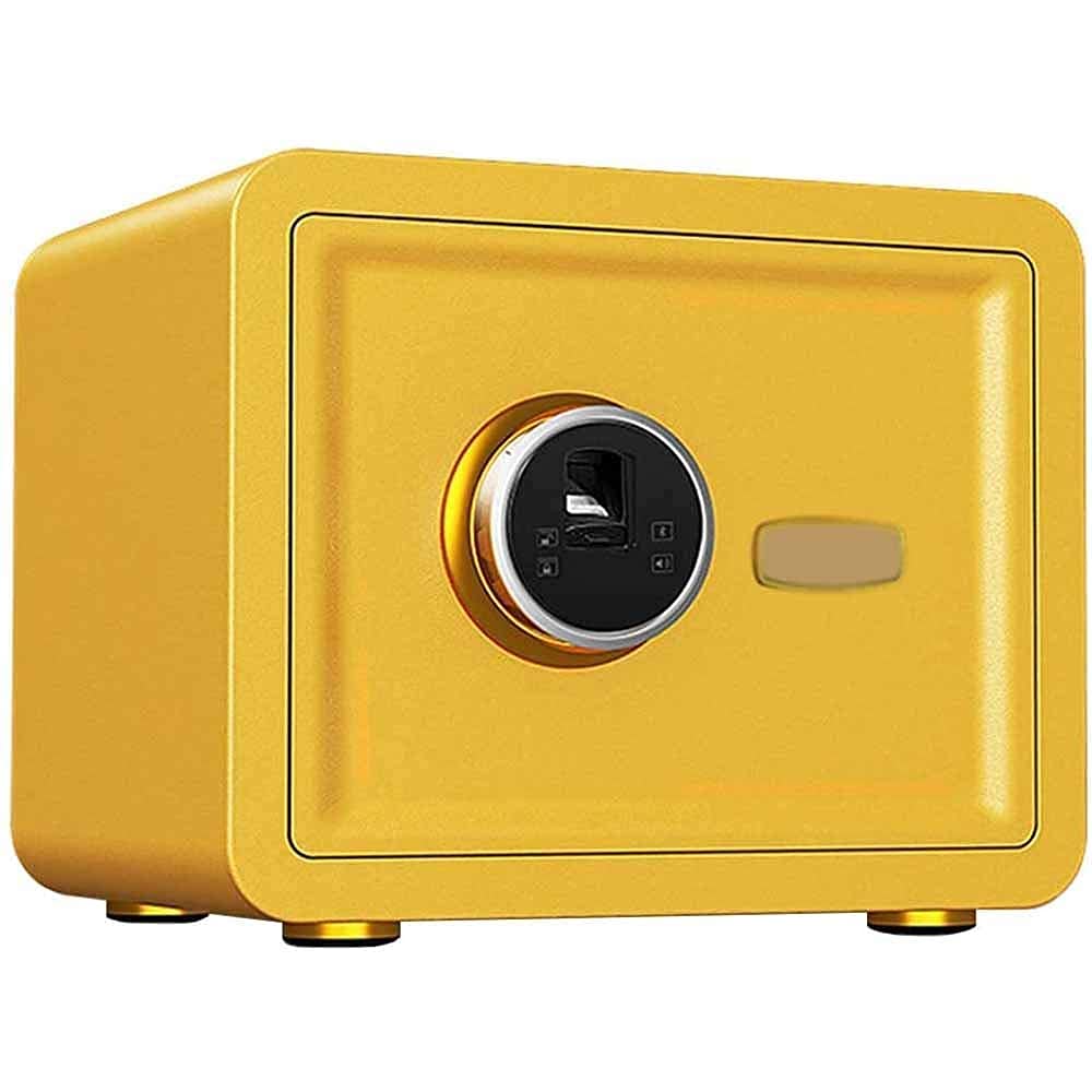 Caja Electrónica, Caja Fuerte De Seguridad con Huellas Dactilares, Gabinete De Seguridad Pequeño Portátil para El Hogar/Viajes para Mesita De Noche, Color Opcional,6