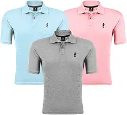 Kit 03 Camisas Gola Polo Marine
