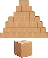 Vista 24 de Edenseelake Paquete de 40 cajas de envío de 10 x 6 x 6 pulgadas, cajas de cartón medianas para embalaje, mudanza, correo, color marrón