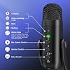 zealsound 2-in-1 USB Wireless Podcast Microphone Kit for PC/iPhone, Noise Canceling Plug & Play Condenser Mic for Solo/Dual Stream Gaming Recording ASMR TikTok on Mac/PS5, w/USB-C & Lightning Adapter #2