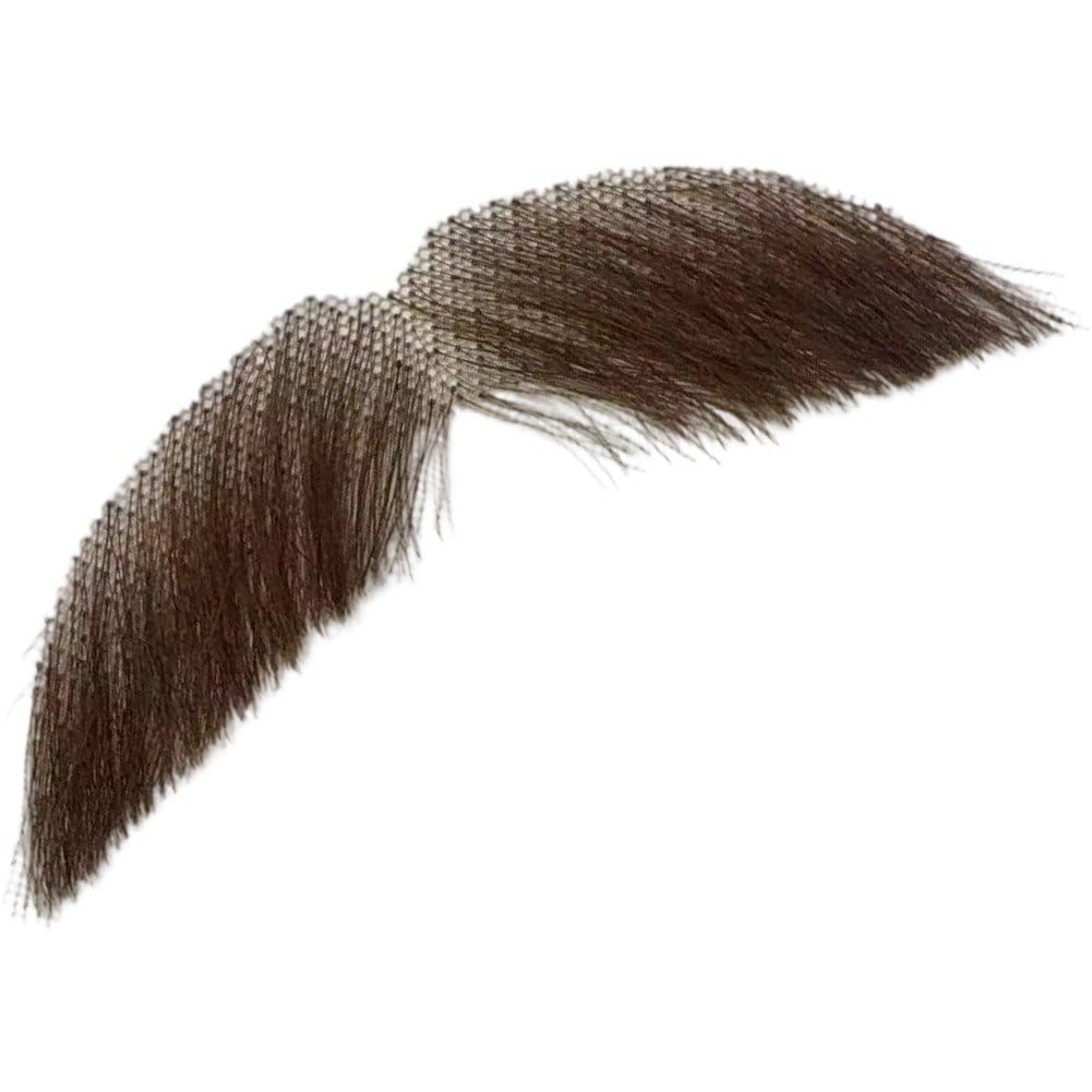 Vobumix Fake Mustache, Realistic Fake Beard, Self Adhesive Fake Mustache, Stick on Mustaches Novelty Beard Fake Moustache for Christmas