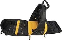 Vista 8 de DEWALT DGL523 Bolsa Mochila Iluminada para Herramientas, 57 Bolsillos, Negro, Amarillo