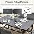 Pamapic 7-Piece Outdoor Dining Set, Patio Dining Set for 6, All-Weather Outdoor Patio Set with 2 Textilene Swivel Chairs & 4 Regular Chairs for Garden, Poolside, Deck?Gray