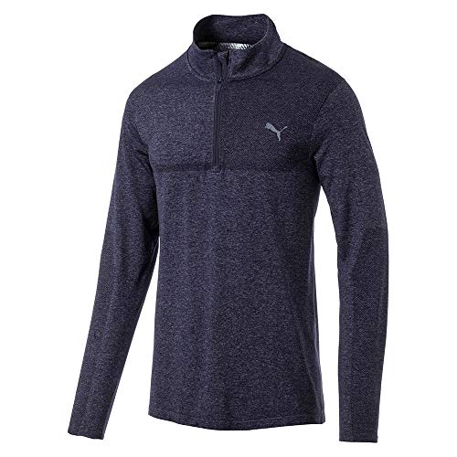 Puma Golf Men's 2019 Evoknit 1/4 Zip, Peacoat...