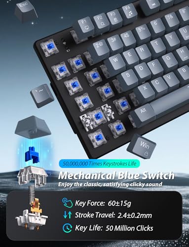 Teclado Mecánico Gamer KB-6301 Con Mouse y Cable USB-C miniatura 5
