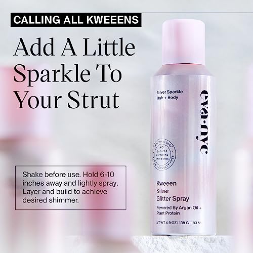 Eva·Nyc Eva Nyc Kweeen Silver Body And Hair Glitter Spray For Shimmer thumb #8