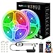 SUNOVO Ruban LED, 10M RGB Bande LED Chambre Multicolore avecTélécommande APP,16 Millions de Couleurs,Synchroniser avec Musique/Fonction de Minuterie,pour Chambre, TV,Décoration,Fête